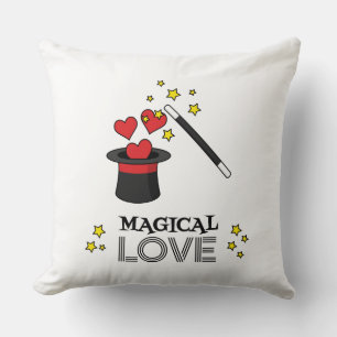 Coussin Amour magique - Noir