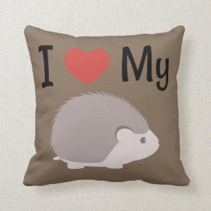 Coussin Amour mignon d'I mon hérisson