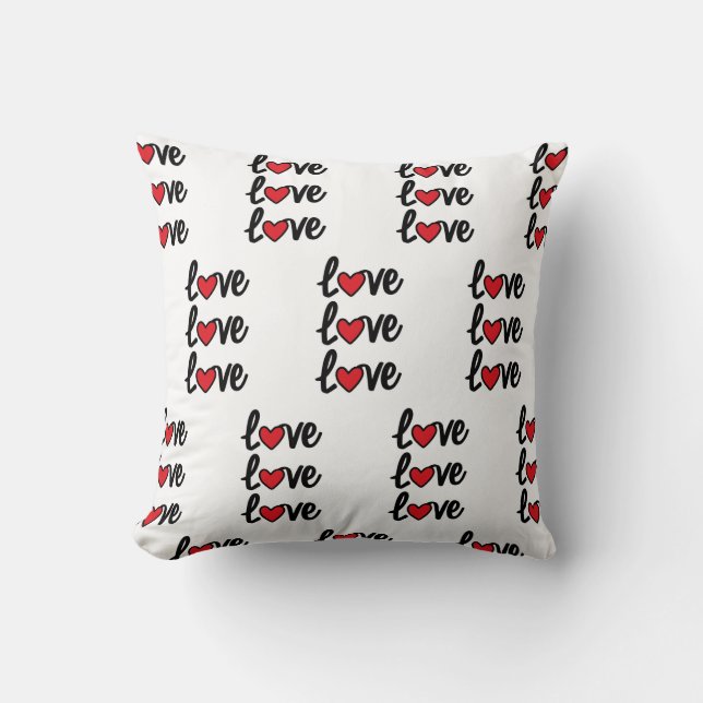 Coussin Amour moderne (Recto)
