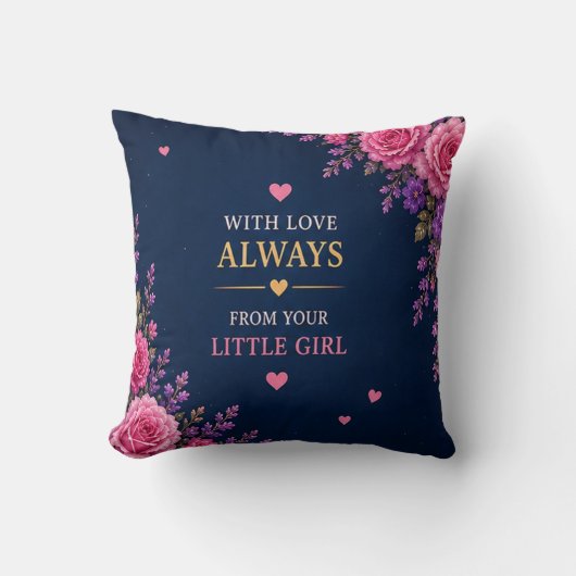 COUSSIN AMOUR POUR PAPA DE SES FILLES (Recto)