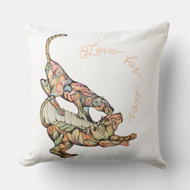 Coussin Amour pour toujours (Recto)