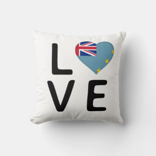 Coussin Amour - Tuvalu Drapeau