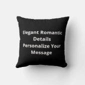 Coussin Amour Vous Plus Style Élégant (Verso)