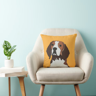 Coussin Amoureux de Beagle Beagle