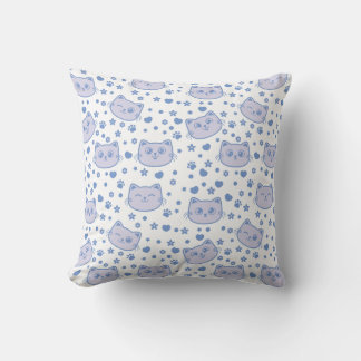 Coussin Amoureux de les chats si mignons violet