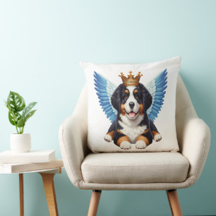 Coussin Amoureux de les chiens de Montagne Angel Bernese B