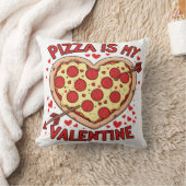 Coussin Amoureux de pizza de la Saint-Valentin (Couverture)