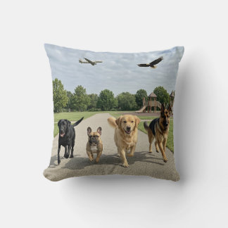 Coussin Amoureux des chiens