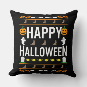 Coussin Amoureux des chiens Happy Halloween Chocolate La