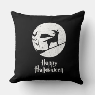 Coussin Amoureux des chiens Happy Halloween Lab sorcier