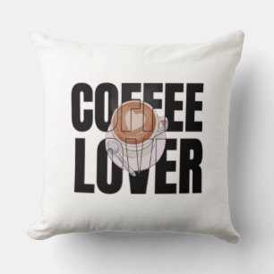 Coussin Amoureux du café – Accro du café Désir de caféine