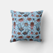 Coussin Amoureux du chocolat mignon (Verso)