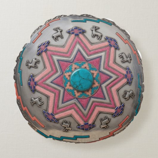 Coussin amulette "Gardien de la steppe" (Devant)