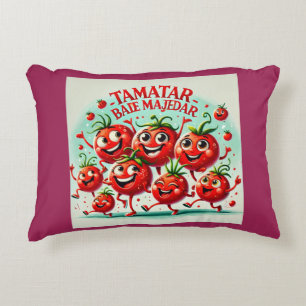 Coussin amusant à la tomate - Génial et Vibrant D