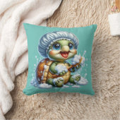 Coussin "Amusant bain de tortue" (Couverture)