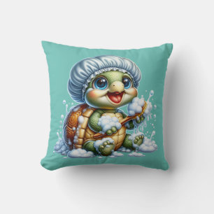 Coussin "Amusant bain de tortue"