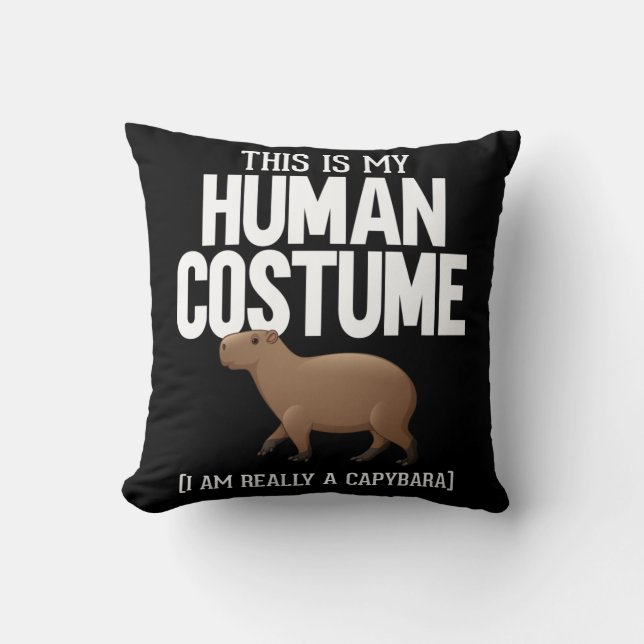 Coussin Amusant Capybara Lover mite Animal (Recto)