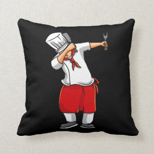 Coussin Amusant chef hibachi cuisinier japonais