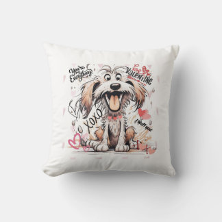 Coussin Amusant design Valentine pour celui que vous aimez
