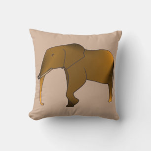 Coussin Amusant Eléphant moderne tendance à lancer oreille