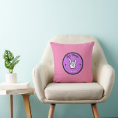 Coussin Amusant ! Jetez l'oreiller - Ma maman ROCHE ! (Chaise)