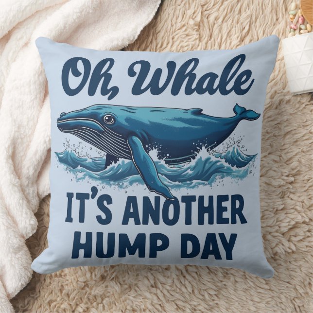 Coussin Amusant jeu de baleines "Oh Whale" Conception de l (Couverture)