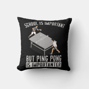 Coussin Amusant Ping Pong Lecteur Table Tennis Cadeau