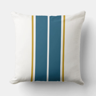 Coussin Amusant Sporty Elégant Océan Turquoise White Racin