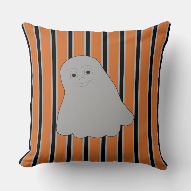 Coussin Amusants et Fantômes d'Halloween (Recto)