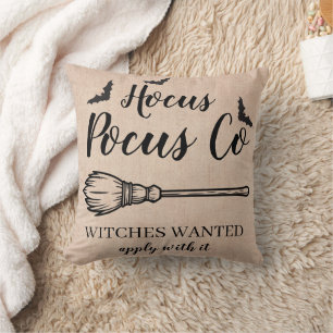 Coussin Amusants Halloween Hocus Pocus Co Witch Broom