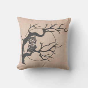 Coussin Amusants Halloween Trick ou Treat Owens Burlap