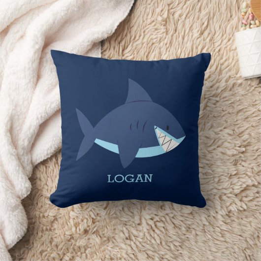 Coussin Amusants requins bleus (Couverture)