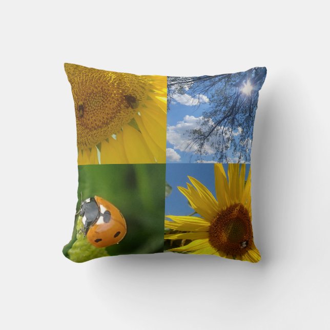 Coussin Amusement d'été (Recto)