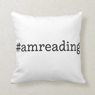 Coussin #amwrite ou #amreading