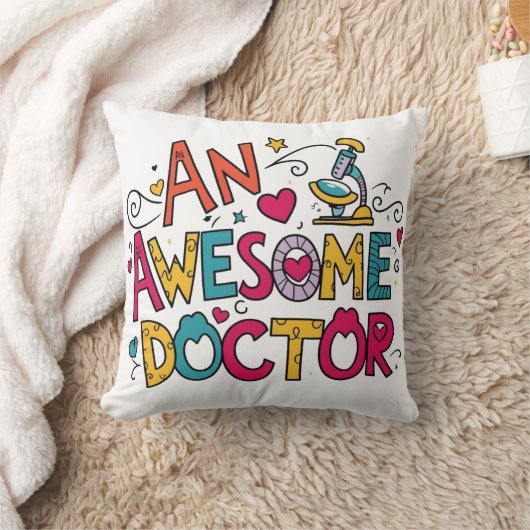 Coussin An awesome doctor (Couverture)