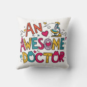 Coussin An awesome doctor (Verso)