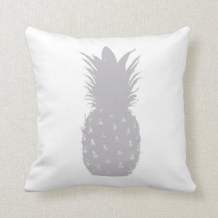 Coussin Ananas gris minimaliste moderne