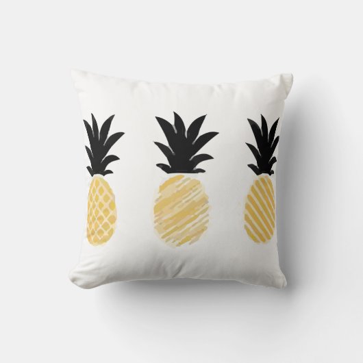 Coussin Ananas Isolés été (Recto)