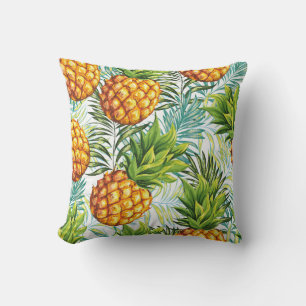 Coussin Ananas. Motif sans couture. Patte florale vintage