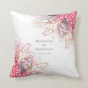 Coussin Ananas rose exotique Mariage