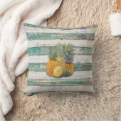 Coussin Ananas rustiques (Teal) (Couverture)