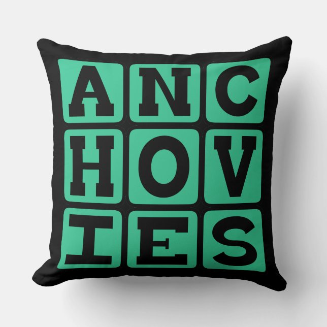 Coussin Anchois, Garniture de Pizza (Recto)