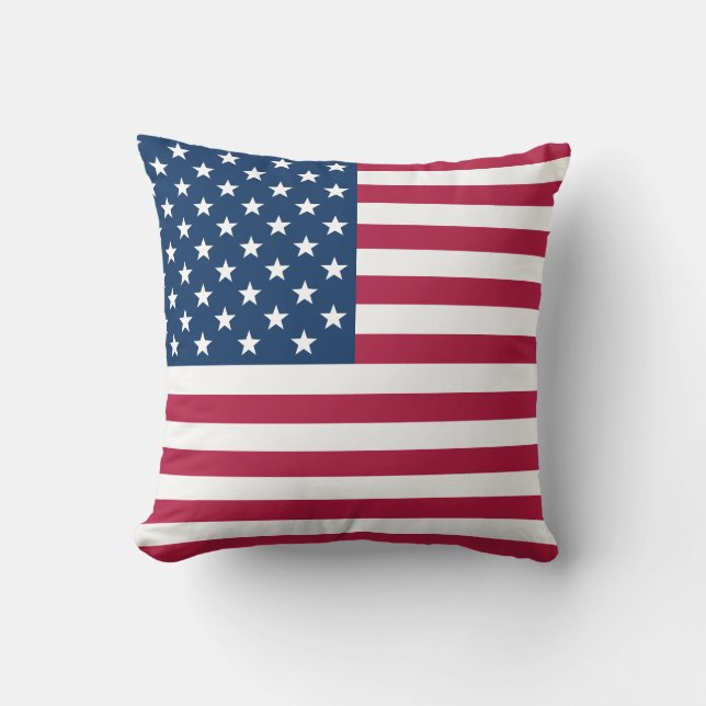 Coussin Ancien drapeau américain Glory Inspiré (Recto)