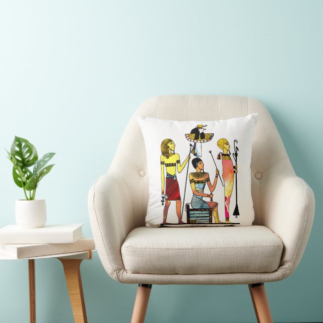 Coussin Ancien Égypte Pharaons Lavish Ormamentation (Chaise)
