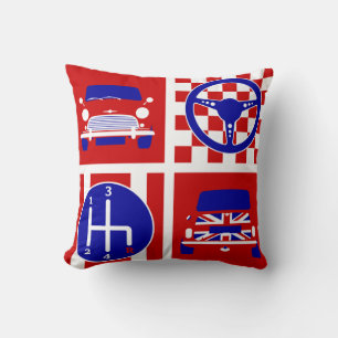 Coussin Ancien modèle classique britannique de mini-motori