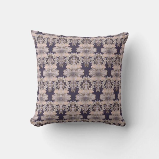 Coussin Ancien monde design couleurs neutres (Recto)