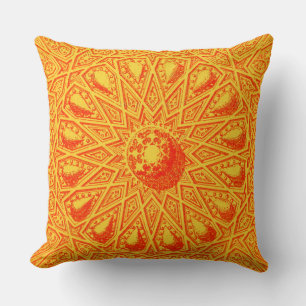 Coussin ancien motif moyen-oriental