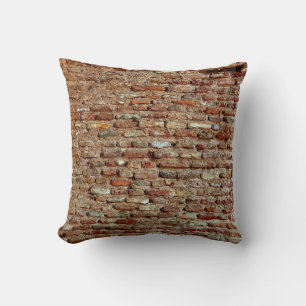 Coussin Ancien mur de briques texturées de Lal Killa India