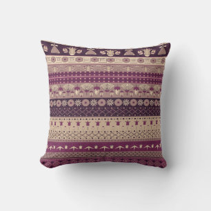 Coussin Ancien ornement égyptien Tribal sans couture motif