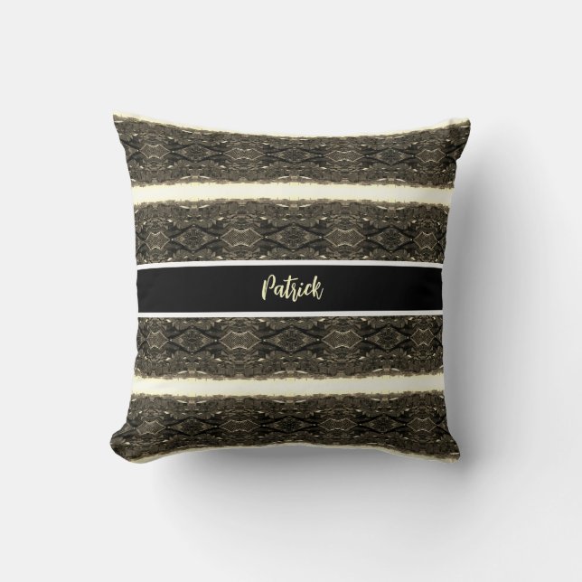 Coussin Ancienne Chine ville de Canton (Recto)